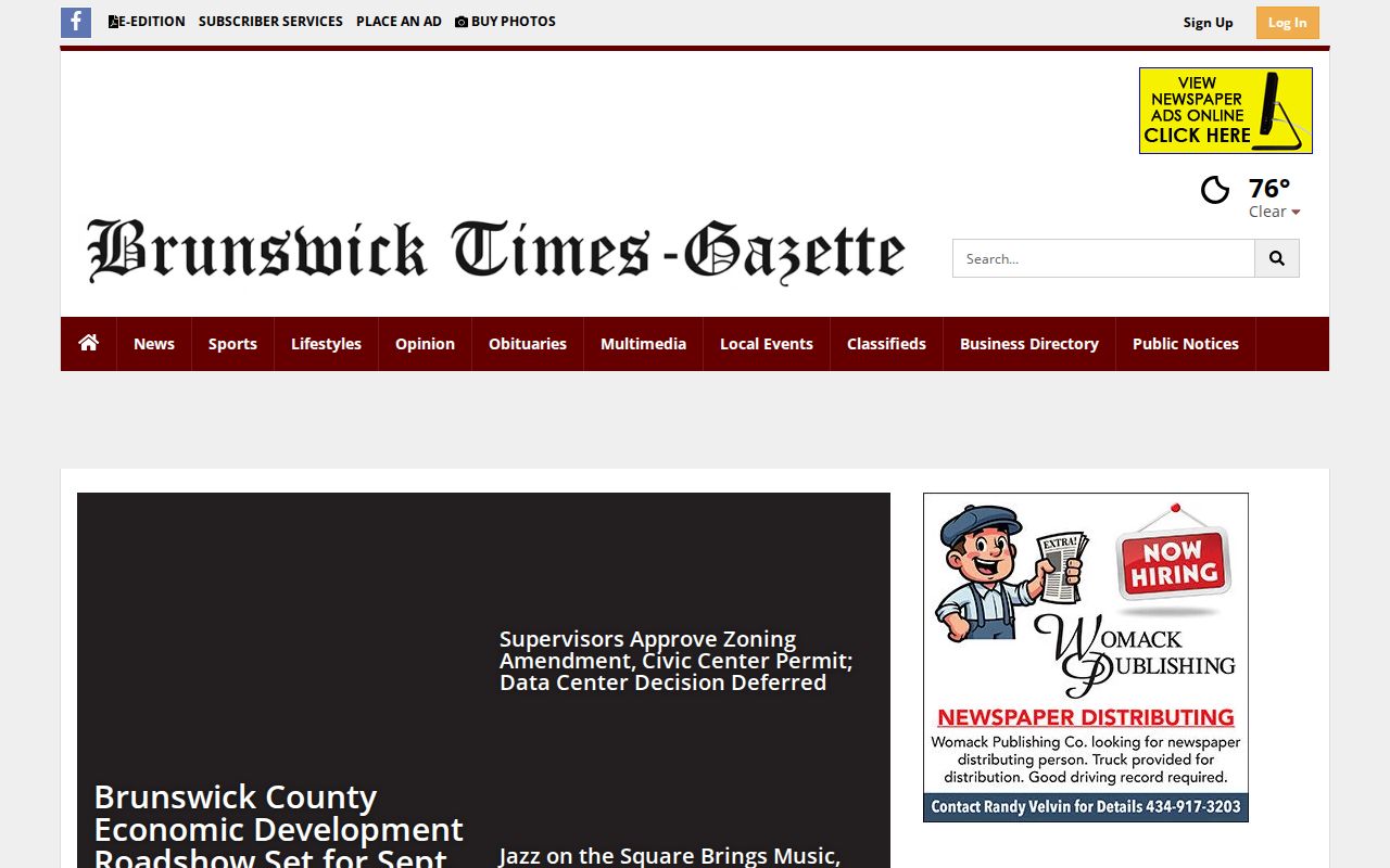 Brunswick County local crime-news record source
