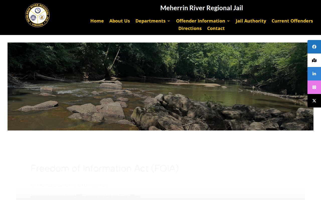 Brunswick County MRRJ booking-record FOIA information